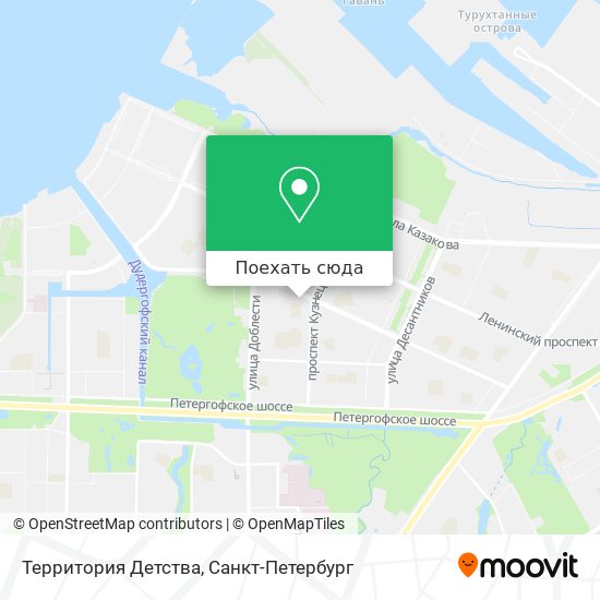 Карта Территория Детства