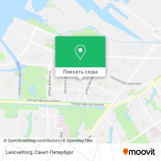 Карта Lencvettorg