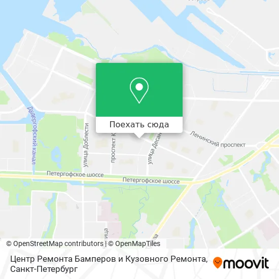 Карта Центр Ремонта Бамперов и Кузовного Ремонта