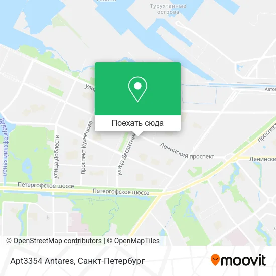 Карта Apt3354 Antares