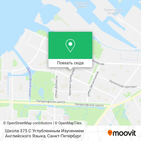 Карта Школа 375 С Углубленным Изучением Английского Языка