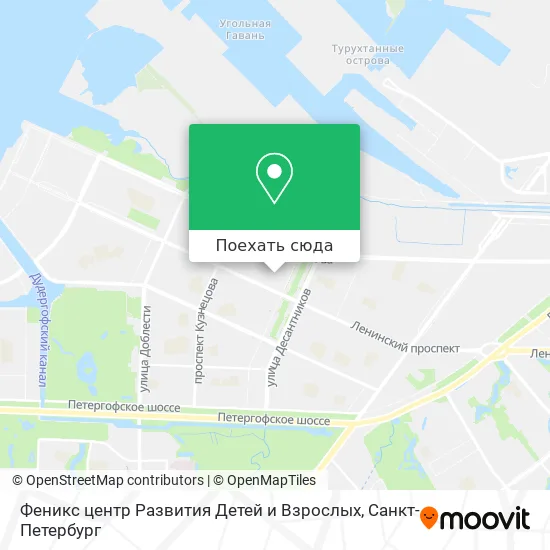 Карта Феникс центр Развития Детей и Взрослых