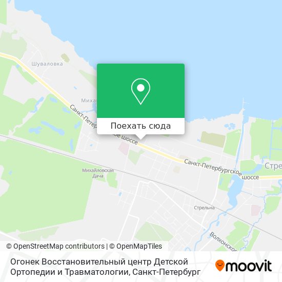 Карта Огонек Восстановительный центр Детской Ортопедии и Травматологии