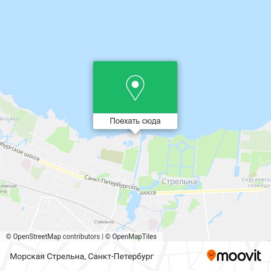 Карта Морская Стрельна