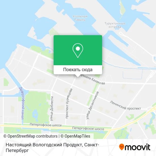Карта Настоящий Вологодский Продукт