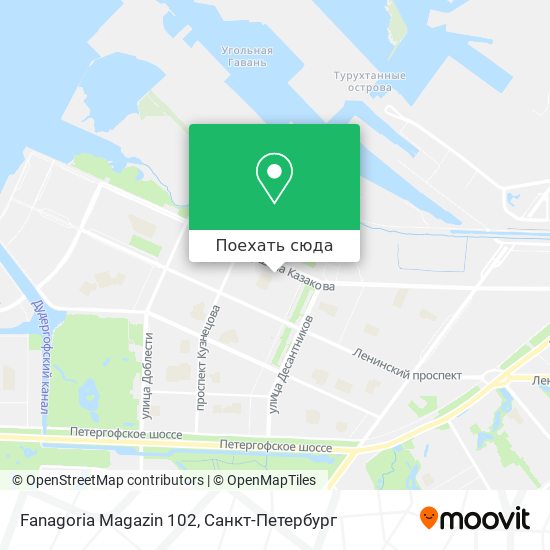 Карта Fanagoria Magazin 102