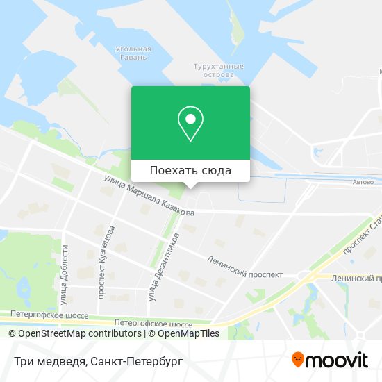 Карта Три медведя