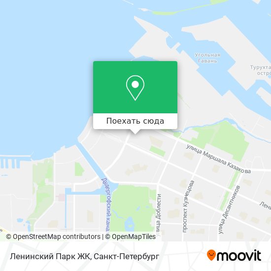 Карта Ленинский Парк ЖК