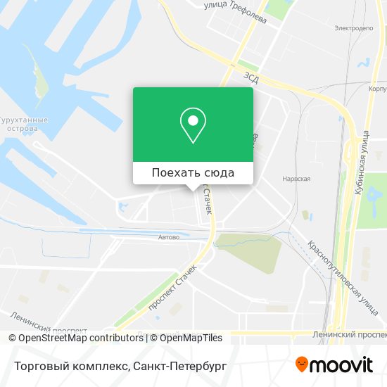 Карта Торговый комплекс