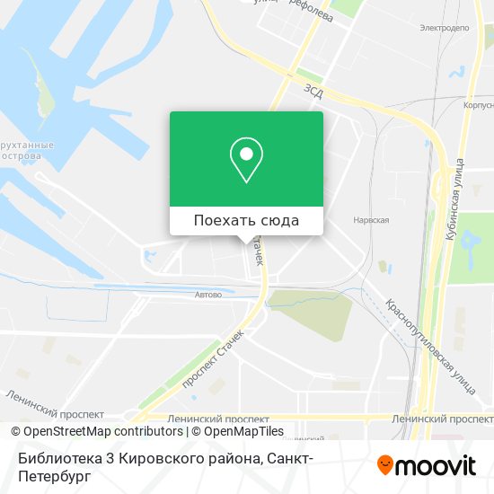 Автово санкт петербург карта