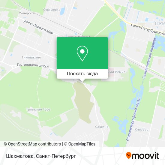 Карта Шахматова
