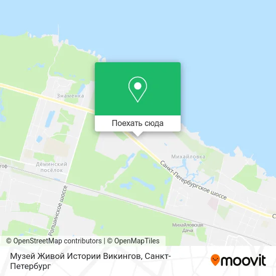 Карта Музей Живой Истории Викингов
