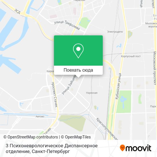 Карта 3 Психоневрологическое Диспансерное отделение