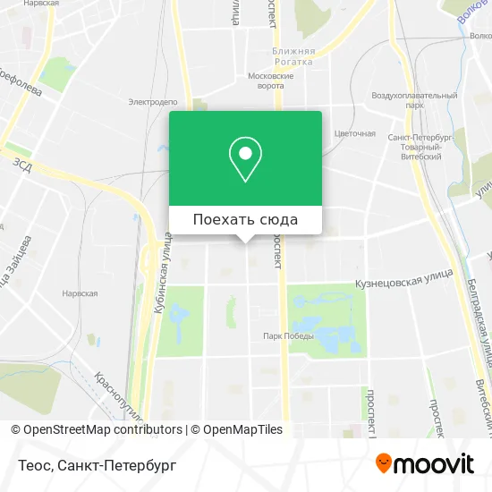 Карта Теос