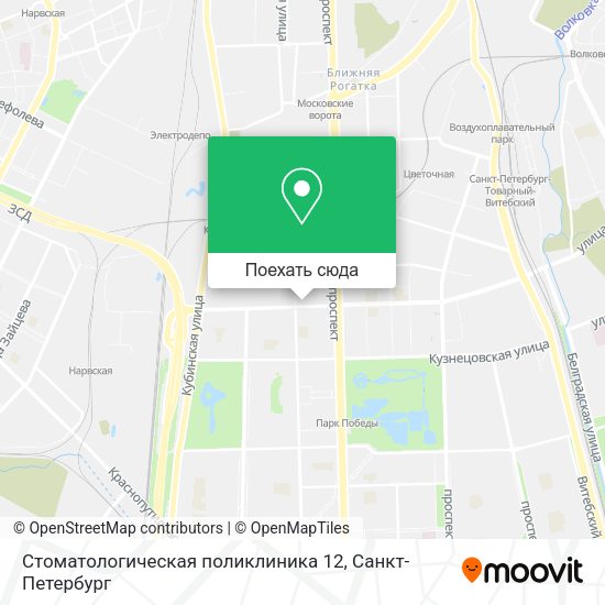 Карта Стоматологическая поликлиника 12