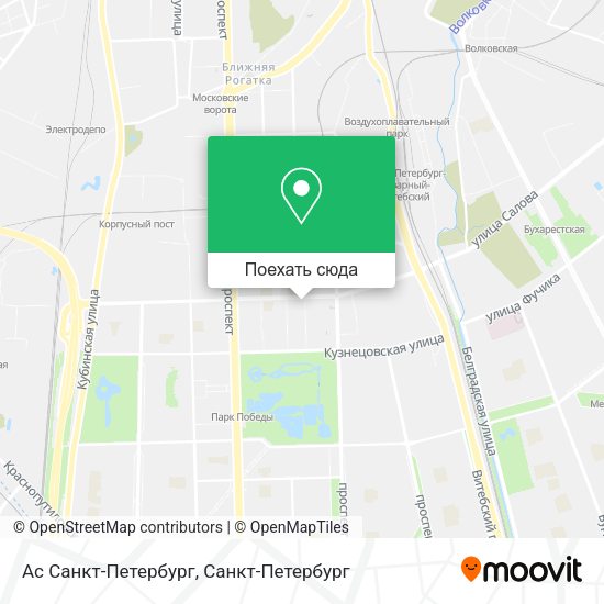 Карта Ас Санкт-Петербург