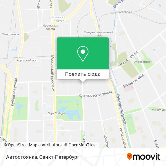 Карта Автостоянка