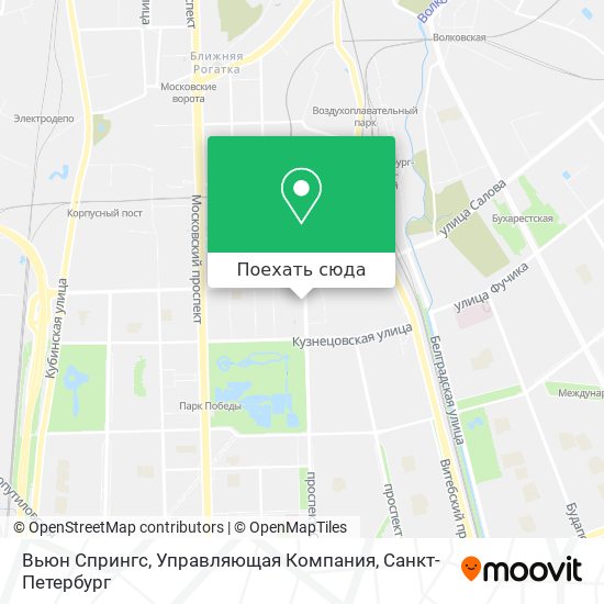 Карта Вьюн Спрингс, Управляющая Компания