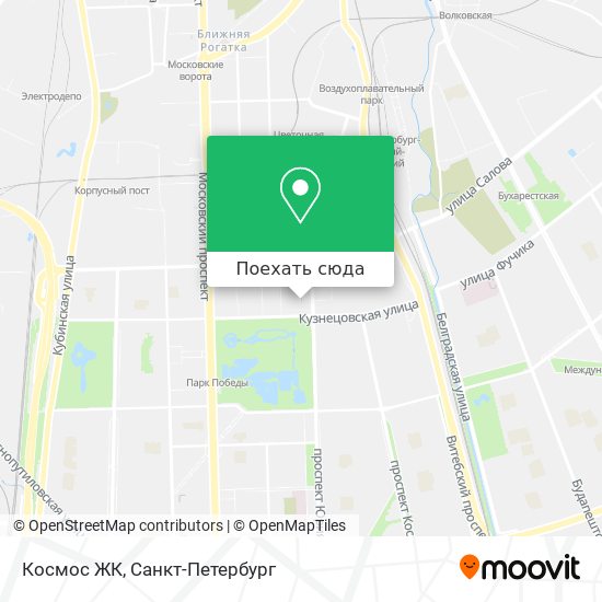Карта Космос ЖК