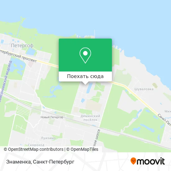 Карта Знаменка