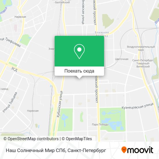 Карта Наш Солнечный Мир СПб