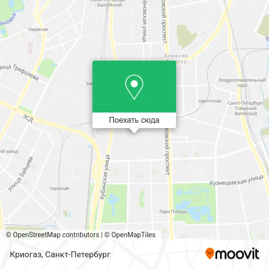Карта Криогаз