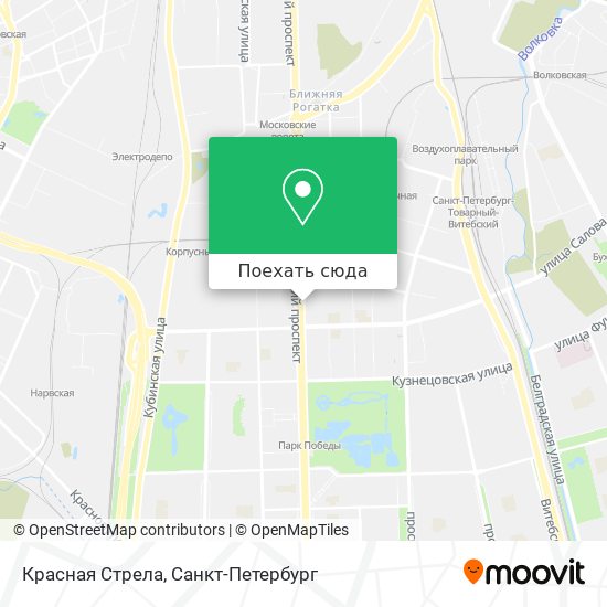 Карта Красная Стрела