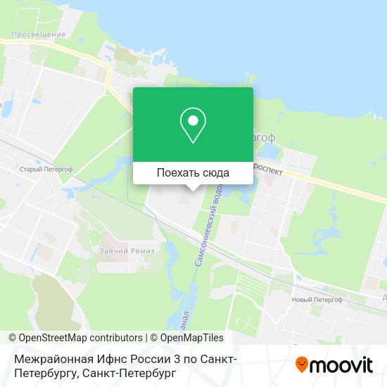Карта Межрайонная Ифнс России 3 по Санкт-Петербургу