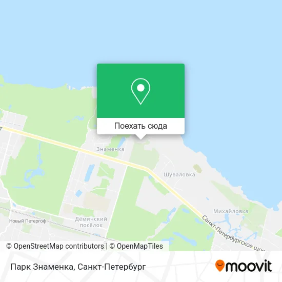 Карта Парк Знаменка