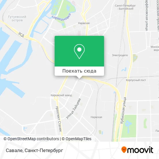 Карта Савале