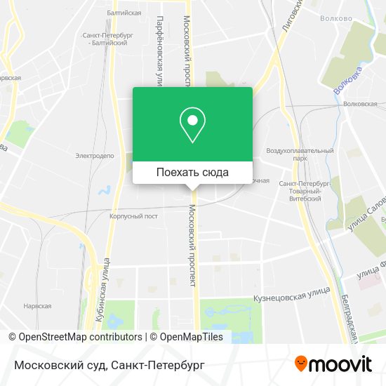 Карта Московский суд