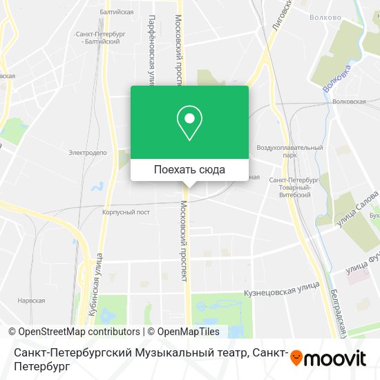 Карта Санкт-Петербургский Музыкальный театр