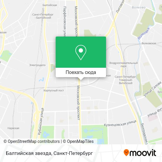 Карта Балтийская звезда