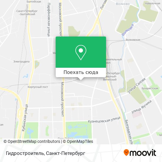 Карта Гидростроитель