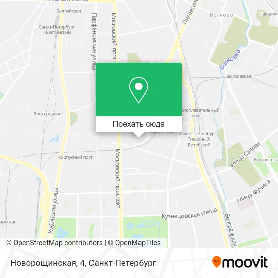Карта Новорощинская, 4