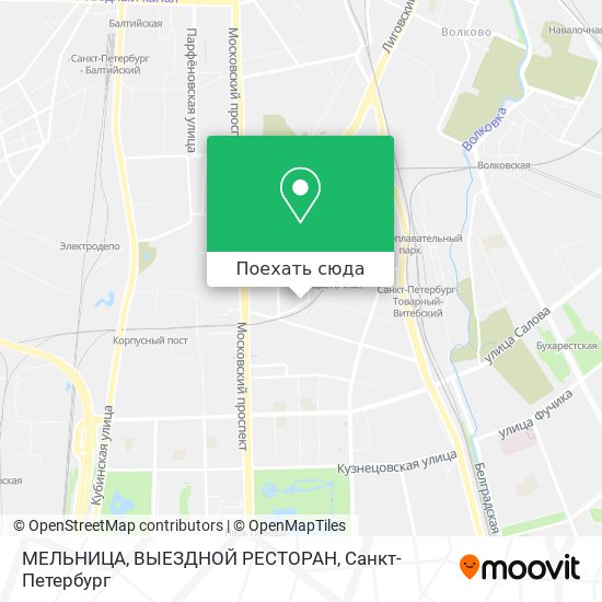 Карта МЕЛЬНИЦА, ВЫЕЗДНОЙ РЕСТОРАН