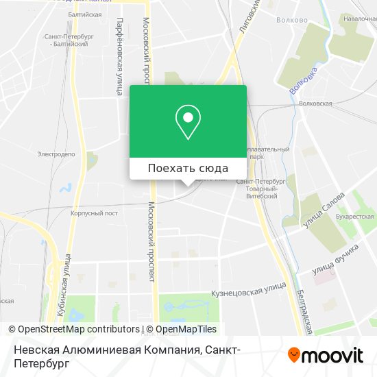 Карта Невская Алюминиевая Компания