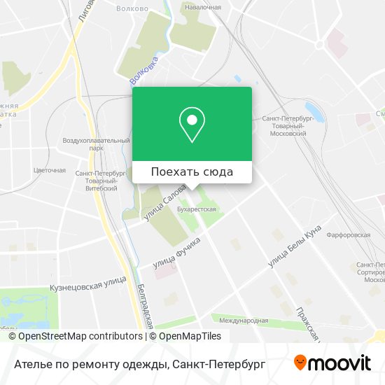 Карта Ателье по ремонту одежды