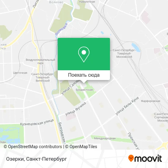 Карта Озерки