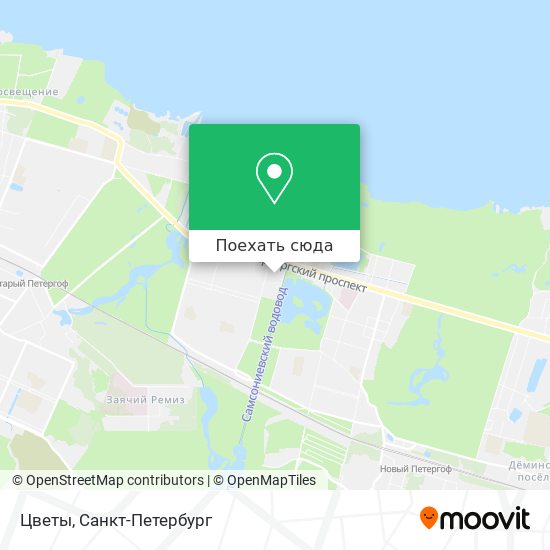Карта Цветы