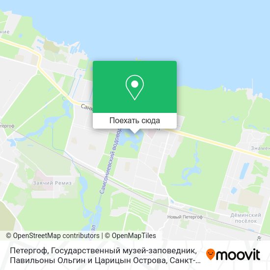 Как добраться до Петергоф, Государственный музей-заповедник, Павильоны ...