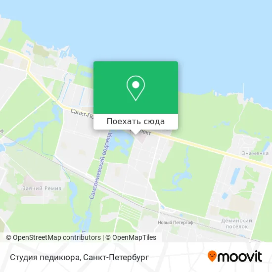 Карта Студия педикюра
