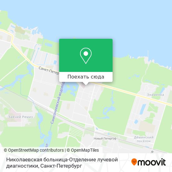 Карта Николаевская больница-Отделение лучевой диагностики