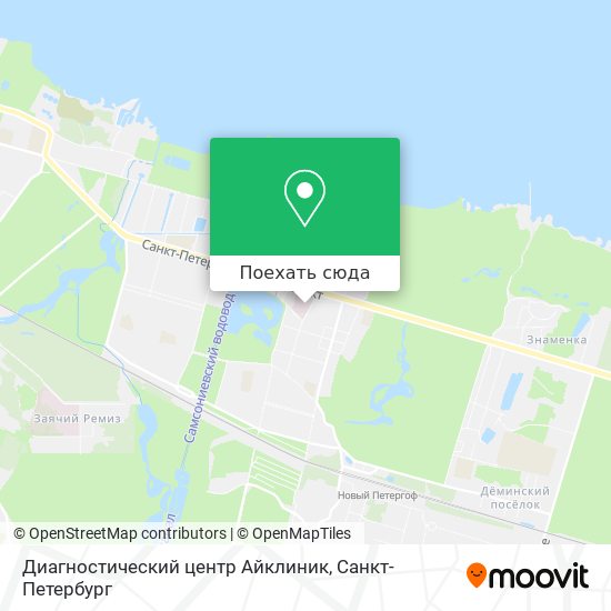 Карта Диагностический центр Айклиник