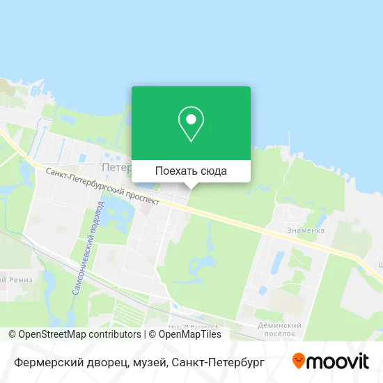 Карта Фермерский дворец, музей
