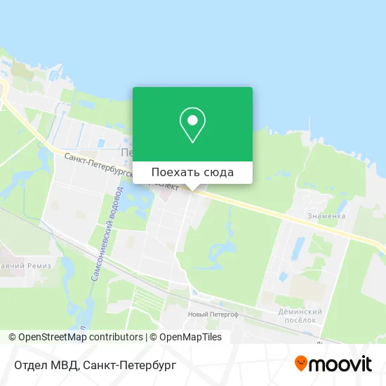 Карта Отдел МВД