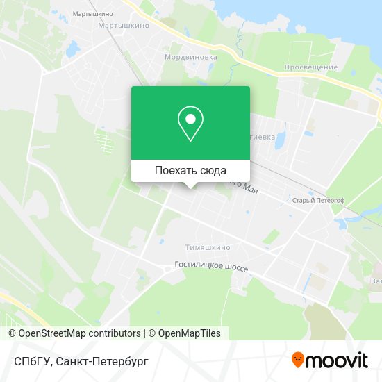 Карта СПбГУ