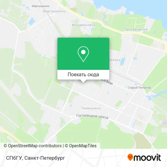 Карта СПбГУ