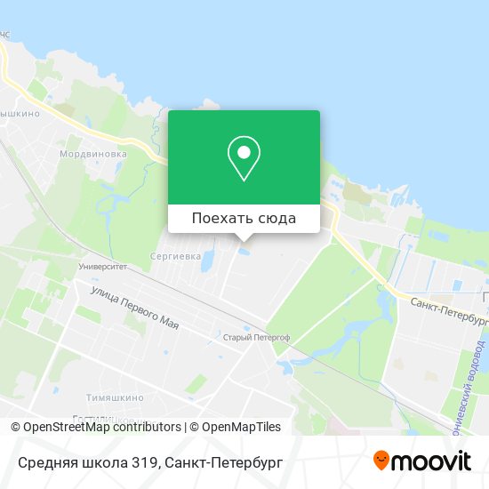 Карта Средняя школа 319