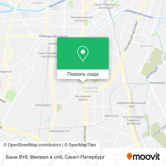 Карта Банк Втб, Филиал в спб